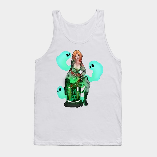 Ghost Busty Tank Top by RAGS